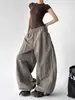 Pantalones de exterior de alta gama de secado rápido, unisex, nuevo estilo de verano, diseño holgado de pierna ancha, cintura elástica, fluidos y casuales
