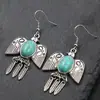 Pendientes de Traje Bohemio de Múltiples Piezas Pendientes Retro de Estilo Étnico con Calado de Pájaro Golondrina Pendientes Geométricos Retorcidos para Mujer