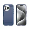 Funda para Teléfono Móvil Apple iPhone 16 Pro Apple 16Pro Funda para Teléfono Móvil Anticaídas de TPU de Fibra de Carbono Cepillado