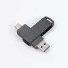 Pen Drive Metálico USB de Dupla Utilização para Celular e Computador Tipo-C 128g Grande Capacidade 64g Dupla Interface Presente Escolar Gravação Atacado