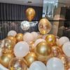 Balão de metal transfronteiriço 12 polegadas balão de lantejoulas terno festa de aniversário decoração de casamento suprimentos de casamento atacado