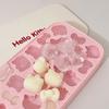 Molde de Silicona de Grado Alimenticio para Gatito Bandeja de Hielo Cubitos de Hielo Caseros Niña Helado Hogar Lindo Patrón de Forma de Dibujo Animado
