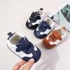 Sapatos de Passos para Bebê Primavera e Outono Novos Sapatos de Bebê Sapatos Tesouro Masculinos e Femininos Sapatos com Sola de Borracha Macia Respirável Antiderrapante BNB4218