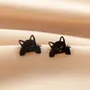 Pendientes para Perro y Gato INS Lindos Pendientes de Animales para Hombres y Mujeres Acero Inoxidable Cortados Pendientes Multiestilo