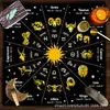 Tapete de Mesa para Cartas de Tarot de Venta Caliente Transfronterizo, Tapete de Juego Antideslizante y Resistente al Desgaste, Tapete Decorativo para Mesa de Mahjong, Dropshipping de Etiqueta Temu
