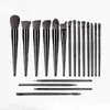 Set de Pinceles de Maquillaje 18 Piezas Base Polvo Corrector Sombra de Ojos Rubor Aplicador de Pincel de Maquillaje Base Set de Viaje