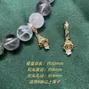 Acessórios DIY de Cristal Alta Retenção de Cor Banhado a Prata Estilo Corte Pingente de Zircônia Anel Pendente Estrela Lua Acessórios para Pulseira