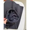 Falda midi de punto gruesa para mujer, de una sola pieza, forrada de pelo sintético de visón, corte ajustado, adelgazante, de corte recto, que se ajusta a la cadera
