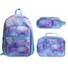 Set de Tres Piezas de Mochila Escolar para Niños, Bolsa de Almuerzo de Unicornio, Set de Estuche, Mochila Personalizable, Mochila Escolar Grande de Tercer Grado