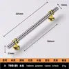 Fábrica Luz Dorada Lujo Moderno Simple Manija de Puerta de Armario Manija de Gabinete Acero Inoxidable Plástico Nórdico de Alta Calidad Venta al por Mayor