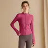 Ropa deportiva, Ropa de yoga, Chaqueta, Ajuste ceñido para mujer, Secado rápido, Top deportivo para correr, fitness, pilates, Ropa de ciclismo