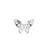 Aretes de Titanio F136 con Rosca Interna, Elementos de Animales Mariposa, Piercings de Labio, Piercings de Hélice, Joyería para Piercings Corporales