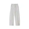 Calça de Terno Casual Masculina Primavera Nova Chegada Calça de Perna Larga com Caimento Calça de Perna Reta Solta Calça de Comprimento Estendido Simples Masculina Personalizada