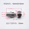 Conector Rápido de Aço Inoxidável 304 Conector Rápido Reto Soldado Conector de Porca de Travamento para Mangueira Tubo de PTFE Tubo de PU