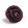 Cabezas de flores de camelia artificiales hechas de tela de seda para decoración del hogar, accesorios para el cabello hechos a mano estilo chino para manualidades, decoraciones de boda, flores artificiales, flores artificiales