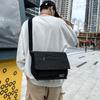 Bolso Mensajero Cruzado para Hombre Estilo Oscuro Estilo Coreano Moderno Casual Versátil Bolso de Hombro Bolso Cruzado para Estudiante para Clase