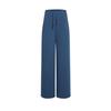 Pantalones de Pierna Ancha de Cintura Alta para Mujer, Transfronterizos, Europeos y Americanos, Primavera y Otoño 2024, Pierna de Pantalón Acampanada, Bolsillo, Algodón y Lino, Yoga, Pantalones Casuales para Mujer
