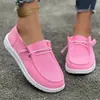 Zapatos Casuales de Talla Grande para Mujer sin Cordones para Exportación, Nuevos Mocasines Planos de Caña Baja Estilo Europeo y Americano Primavera y Otoño 2025