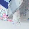 Moda Femenina Transfronteriza Otoño 2025 Nuevo Estilo Europeo y Americano Elegante Ceñidor de Cintura Adelgazante Estampado Mini Vestido de Satén Tipo Lencero