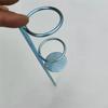 Suporte de plugue de chão para vara de pesca de mar de círculo duplo suporte de vara de pesca de mar para arremesso longo suporte para pesca em rocha suporte simples de plugue de chão suporte de torre para vara de pesca