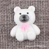 Acessórios de resina de urso de desenho animado acessórios para capa de celular de borracha creme tinta para carimbo de mão e pé infantil material DIY adorno de cabeça acessórios de cabelo