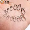 Hulu Pesca en el Mar Luya Pin Fuerte Diamante Hebilla Doble Conector Anillo de Conexión Rápida Equipo de Pesca Suministros de Pesca Accesorios