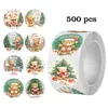 500 Pegatinas de Graffiti de Oso Ragdoll Navideño de 1 pulgada Festival de Año Nuevo Fiesta Decorativas DIY Venta Caliente Transfronteriza