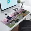 Demon Slayer Anime Bidimensional Ultra-Alta Definição Mouse Pad E-Sports Tecnologia Gamer Extra-Grande Office Pad Borda Antiderrapante Travamento de Borda