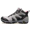 Hantu Zapatos Oficiales de Senderismo para Mujer Otoño e Invierno Caña Alta Antideslizantes Profesionales para Escalada al Aire Libre Tácticos Impermeables para Senderismo Cross-country para Hombre
