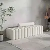 Novo sofá de escritório para apartamentos pequenos, banco para trocar sapatos na entrada da sala, sofá longo de recepção criativo de designer