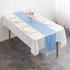 Estilo Nórdico Sentido Avanzado Rojo Hotel Boda Mantel Decorativo Poliéster Satén Mesa de Café Mantel de Mesa Camino de Mesa de Satén