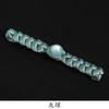 Botones de Disco Estilo Chino Lámina Dorada Satinada Trenza de Cuentas de Jade Botones Tejidos a Mano Accesorio Decorativo Retro Hanfu Cheongsam
