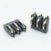 Conector de 3 polos con resorte de bronce fosforoso, espaciado 4.6H, con poste Bc-1-513-3P, Portapilas para equipo de seguridad