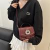 2025 Nuevo Bolso de Mano Todo Fósforo Incrustado de Diamantes Estilo Chanel Bolsos Retro Europeo y Americano Cadena Simple Hombro Cruzado Bolso para Mujer