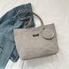 Bolso Tote de Hombro de Gran Capacidad, Moderno, Sencillo, Elegante, para Maquillaje, Clase y Uso Diario para Mujeres, Nuevo Estilo Occidental Otoño e Invierno 2023