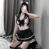 Ropa interior sexy pura sexy encantadora bonita colegiala dividida jk uniforme falda traje estilo académico
