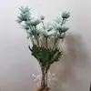 Flores Artificiales Azules de Gama Alta Decoración Suave para Interiores Paisajismo Flores Falsas Boda Hotel Decoración de Ingeniería Fabricante de Flores Artificiales Venta al Por Mayor