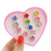 Ventas Directas de Fábrica Anillos de Piedras Preciosas para Niños Lindas Joyas de Mano para Niños