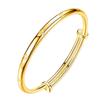 Pulseira Trevo de Quatro Folhas Estilo K Presente Flor Feliz e Sortuda Pulseira Flor Elegante Anel para Mulheres