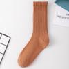 Calcetines Cityboy para hombre y mujer, estilo japonés, de línea gruesa, estilo de trabajo, textura retro, calcetines hasta media pantorrilla estilo americano, medias de algodón de una pieza a la moda.