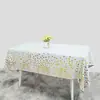 Mantel con Estampado de Puntos Dorados Transfronterizo 1.37* 1.83m Mantel Decoración de Fiesta Suministros Festivos Mantel