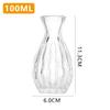 Frasco de Vidro Transparente Simples para Aromaterapia, Frasco Portátil Espessado para Óleo Essencial de Aromaterapia sem Chama, Atmosfera Romântica Decoração para Casa Frasco Vazio