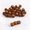 Cuentas de Madera Natural con Agujero Grande Cuentas de Barril de Arce Cuentas Sueltas Teñidas Accesorios para Pulseras y Collares Cuentas con Cordón Accesorios para Joyería DIY
