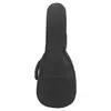 Bolsa universal para ukelele y guitarra de 21 pulgadas sin logo, impermeable, acolchada, bandolera, tela Oxford, bolso de mano resistente al desgaste