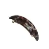 Pinza para el Cabello Curva de Acetato Imitación con Resorte para Mujer, Pinza Horizontal de Alta Gama para la Parte Posterior de la Cabeza, Pinza Grande Nueva para Peinados Recogidos