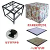 Mesa Dobrável para Fogueira Doméstica, Suporte de Mesa para Fogueira de Aço Inoxidável Espessado de Camada Dupla, Mesa de Aquecimento, Manta para Fogo