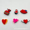 [Serie de San Valentín] Zapatos de PVC con agujeros, flores, comercio electrónico transfronterizo, hebillas, accesorios decorativos de bricolaje para jardín