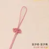Nudo mandala cuerda hilo de jade tejido nudo chino mini bolsa para teléfono móvil colgante semiterminado accesorios de joyería antigua