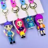 Chaveiro Grande de Menina Caçadora de K-Pop Transfronteiriço Novo Produto Boneca Estéreo Macia de PVC Pingente de Bolsa de Anime