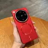 Adequado para capa de celular Oppo Find X9 Ultra com pintura metálica listrada ondulada, capa magnética Reno 16, capa rígida Realme GT8